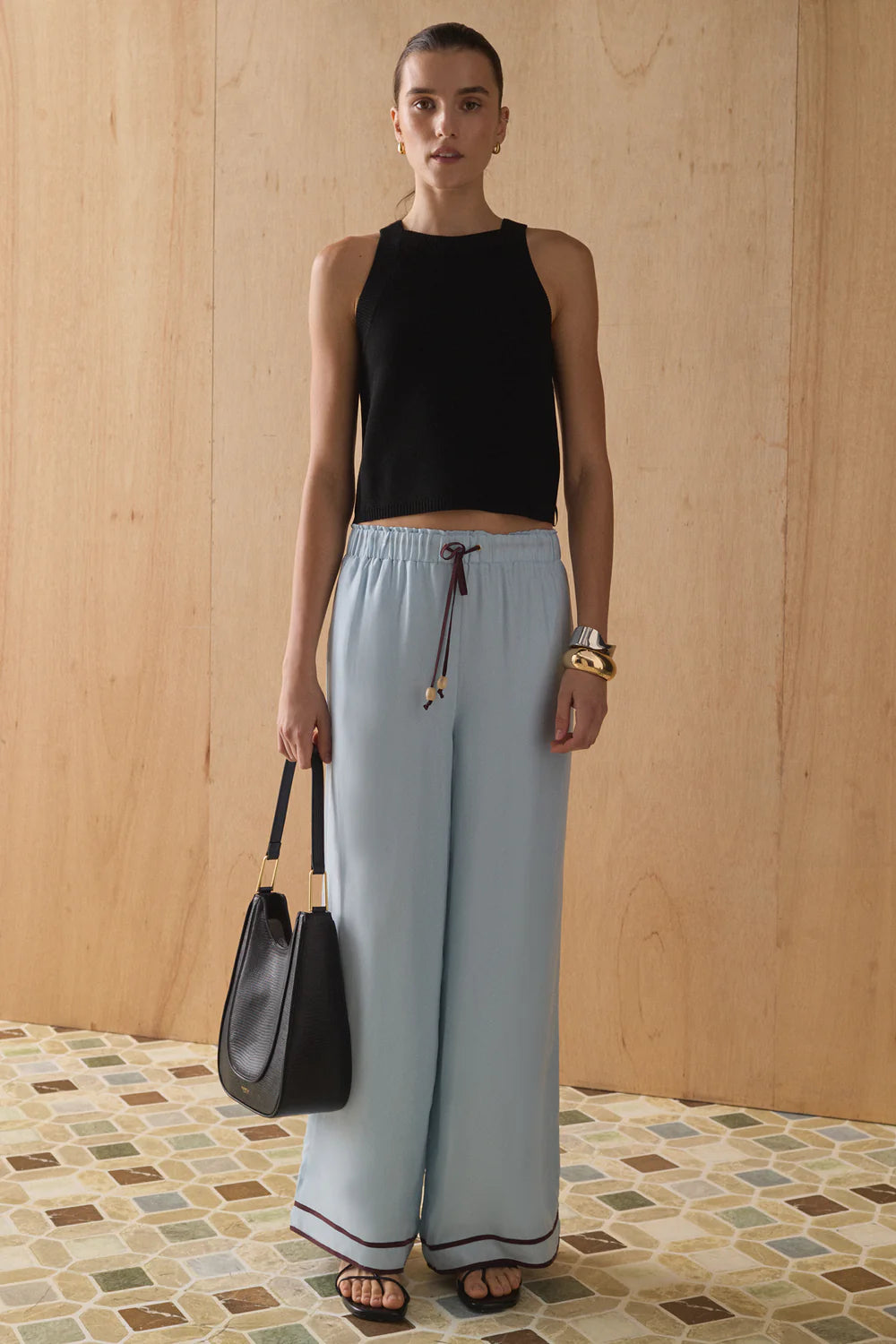 Tash Knit Tank | Noir