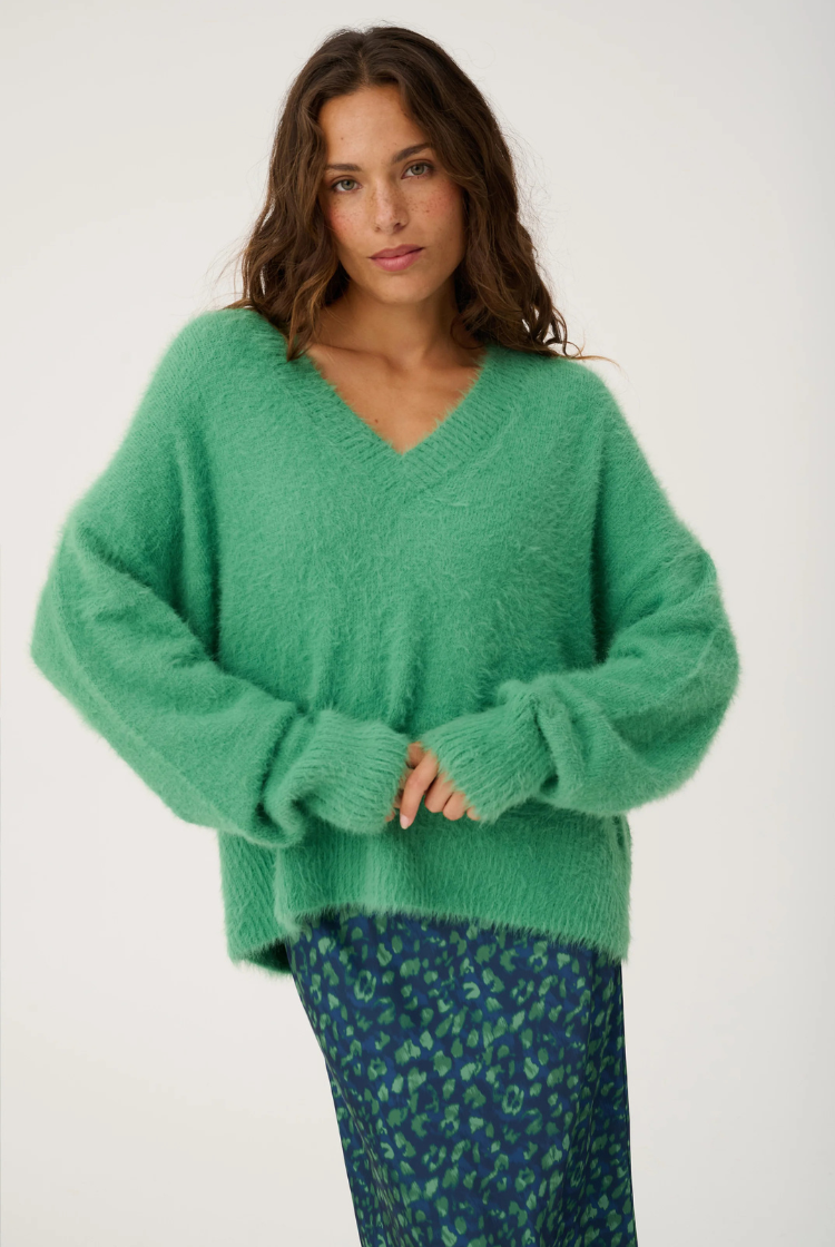 Emmie Knit Sweater | Sea Green