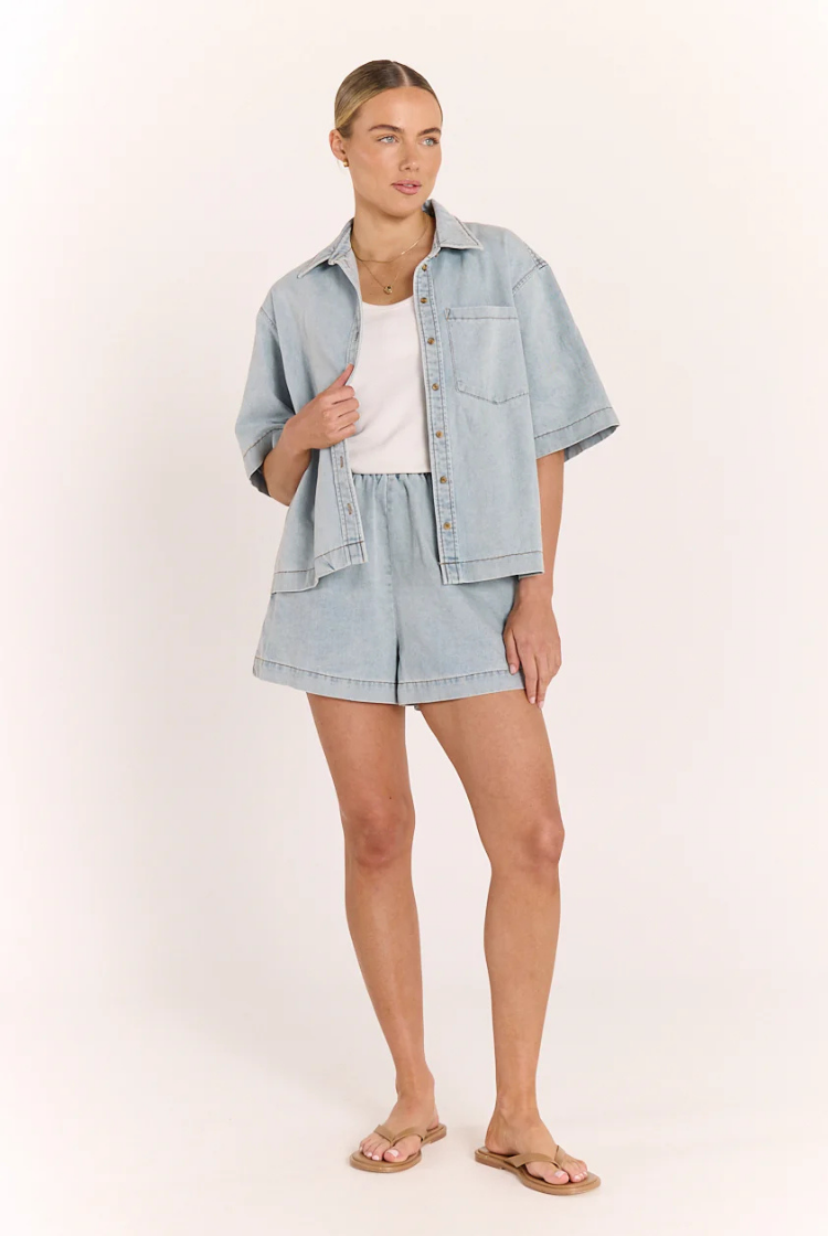 Arlo Denim Short | Summer Blue