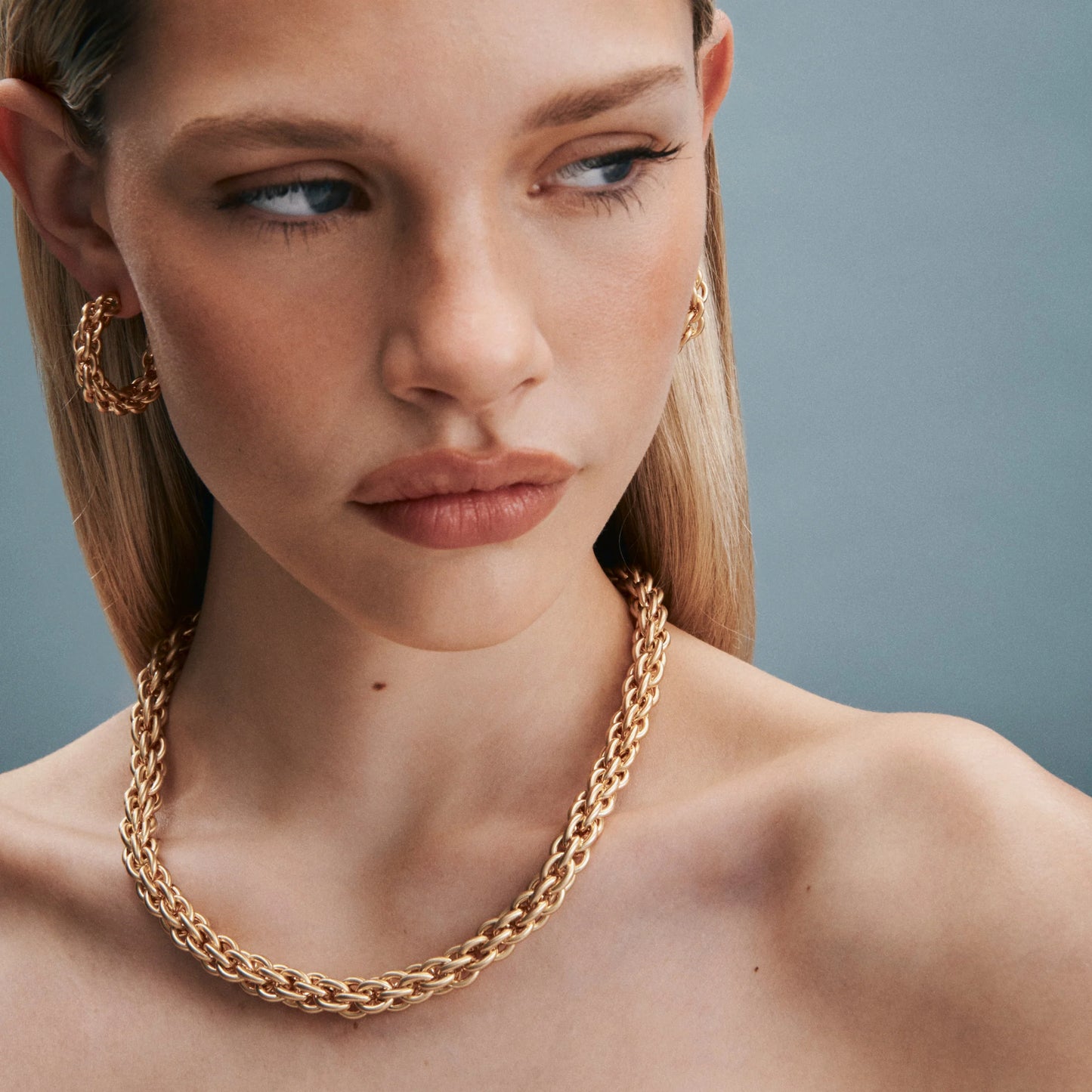 Tangled Chain Necklace | Gold