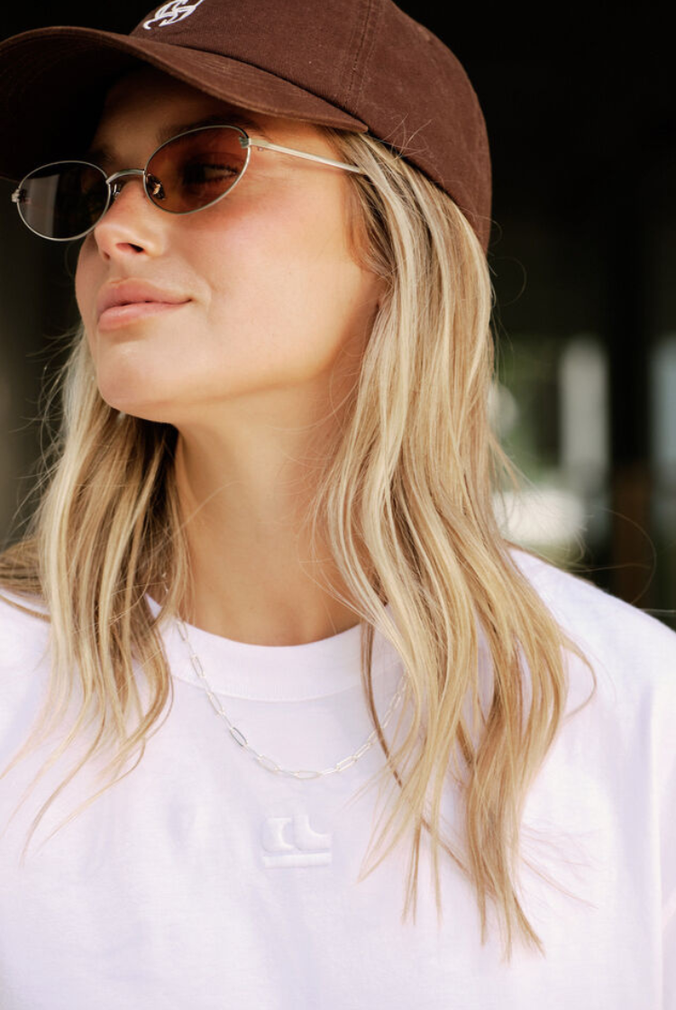 Phoebe Premium Tee | White