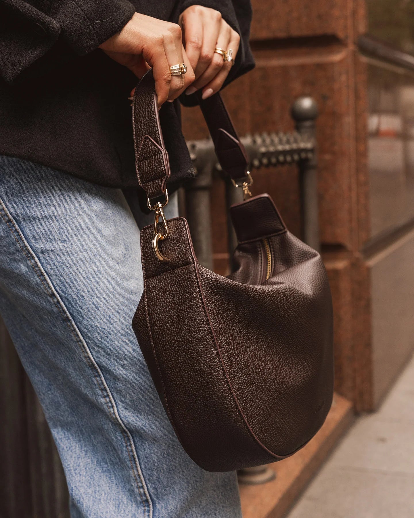Georgina Shoulder Bag | Chocolate