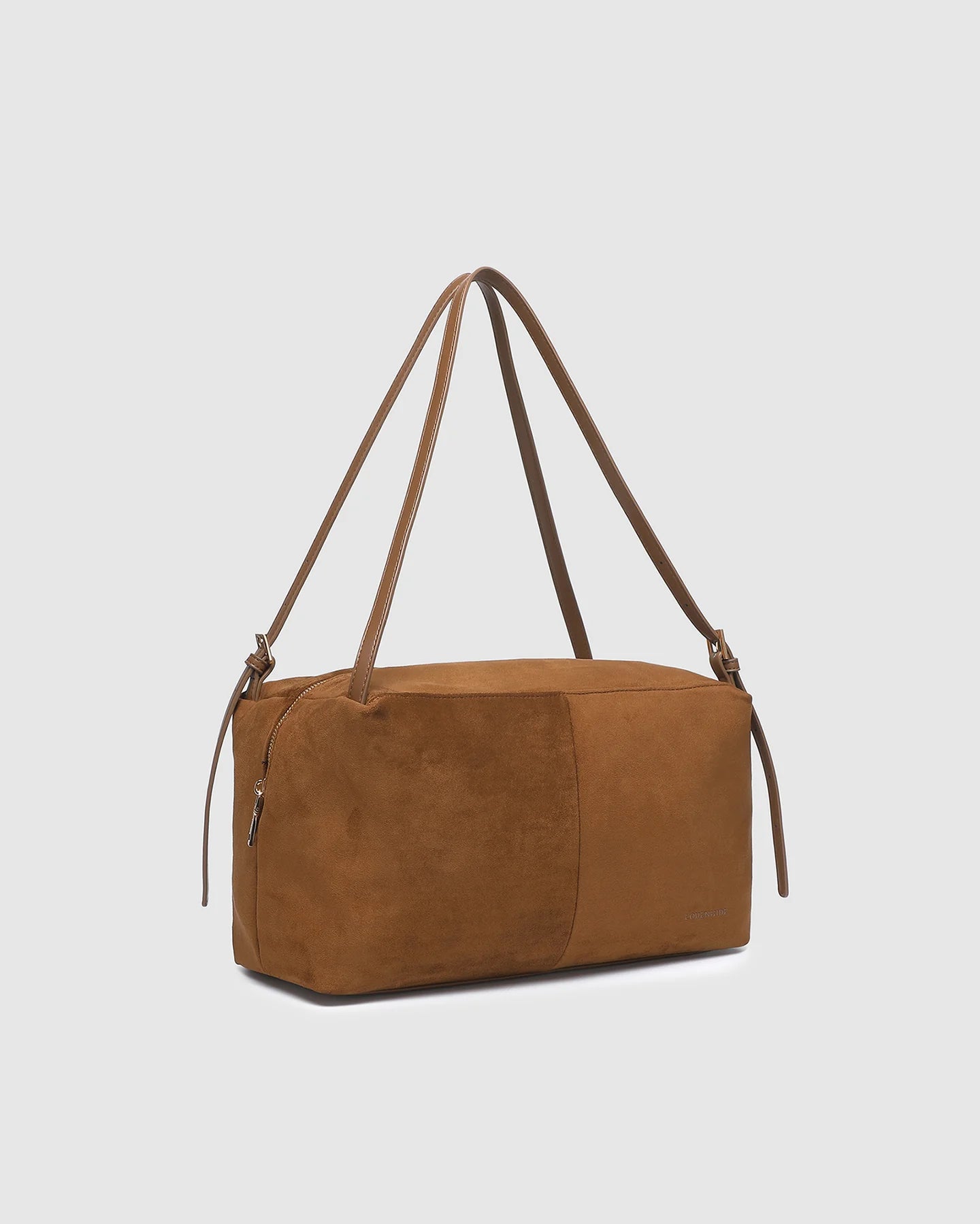 Marissa Suedette Shoulder Bag | Cognac