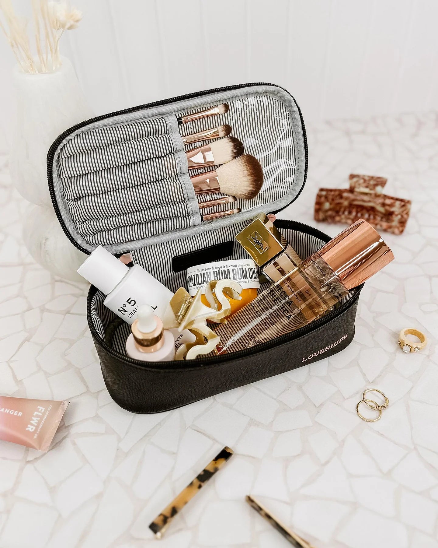 Fifi Cosmetic Case | Black