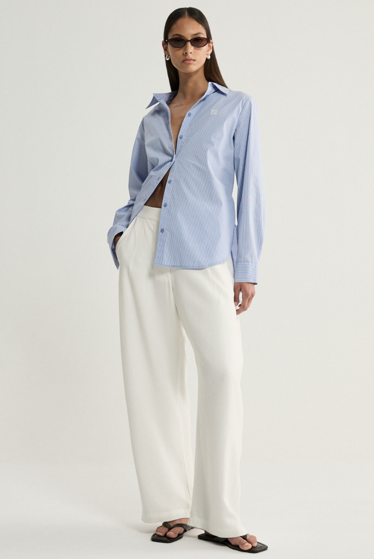 Ember Shirt | Blue Stripe