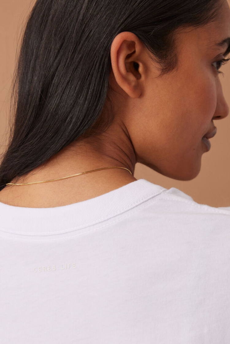 Phoebe Premium Tee | White