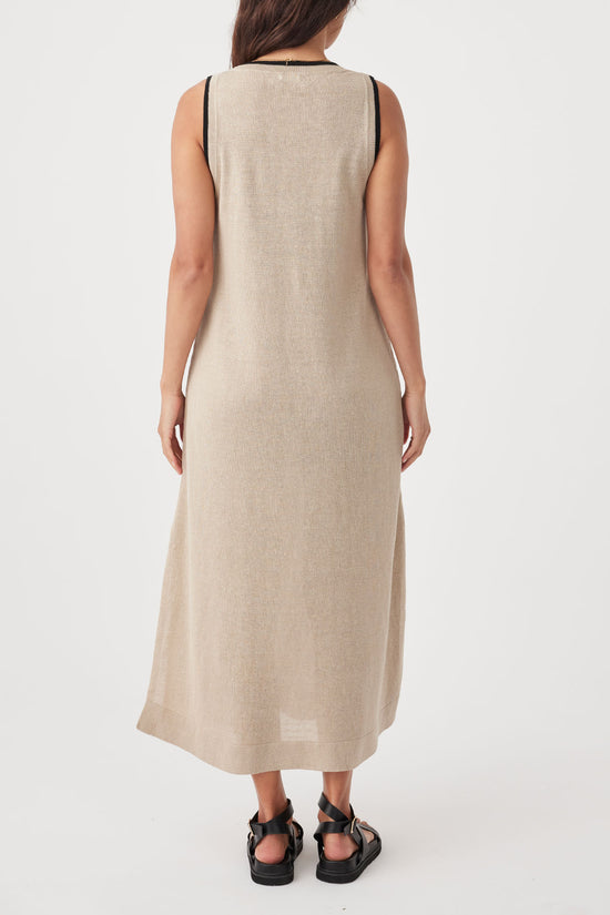 Brie Long Dress | Taupe