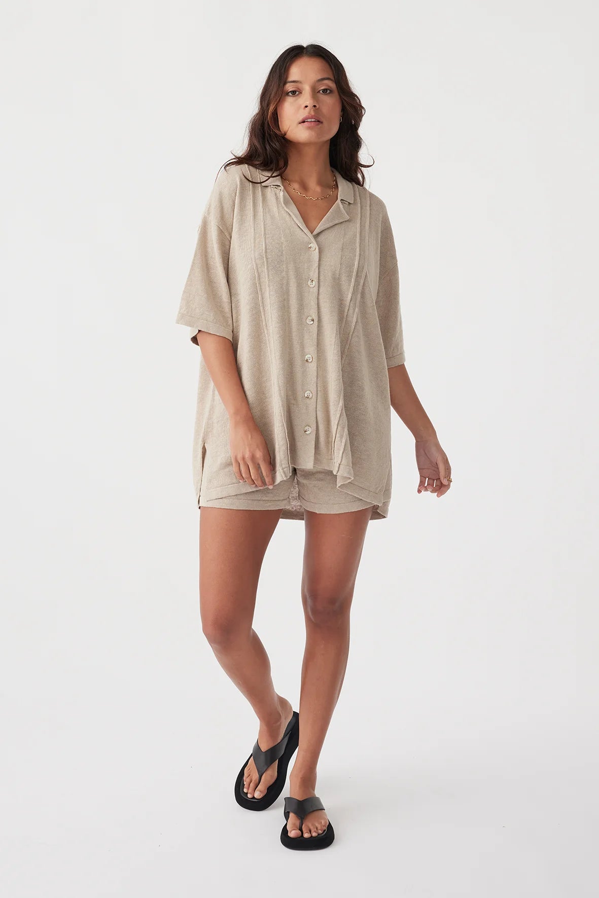 Darcy Short | Taupe