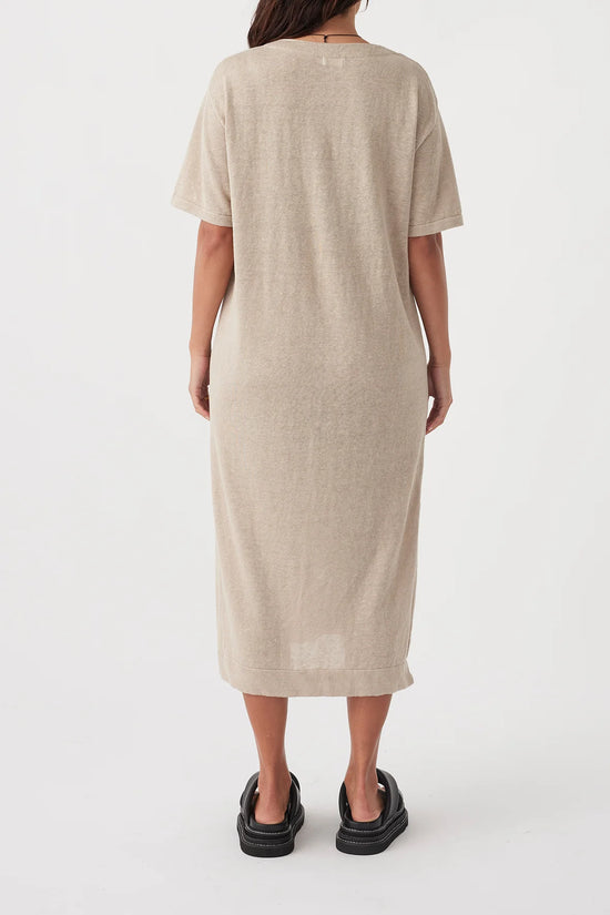 Julia Midi Dress | Taupe