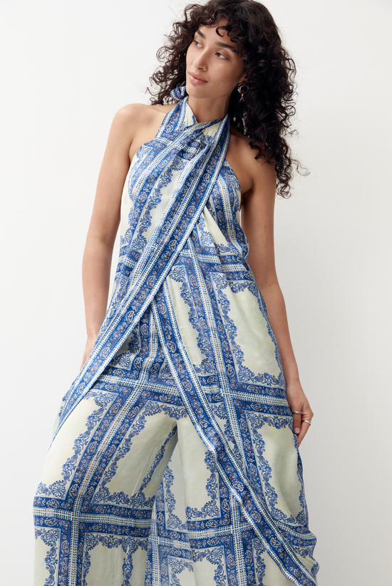 Jordi Halter Wrap Top | Jordi Print