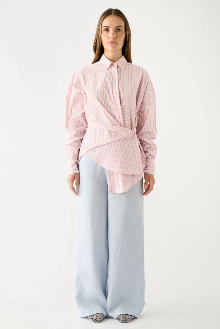 Bayview Stripe Shirt | Pink Stripe