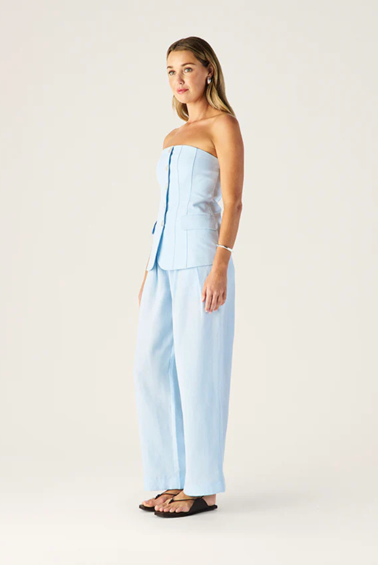 Monaco Suiting Pant | Ice Blue