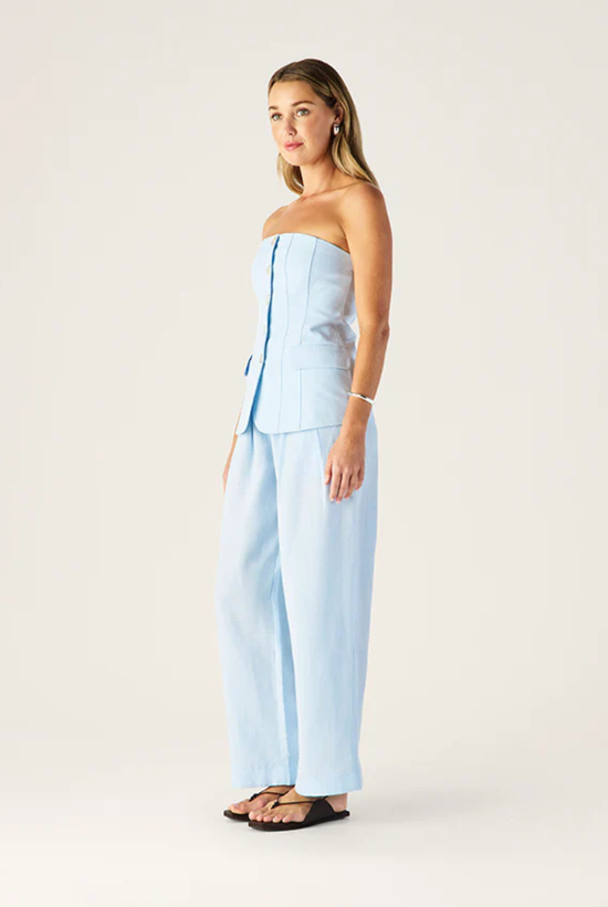 Monaco Suiting Pant | Ice Blue