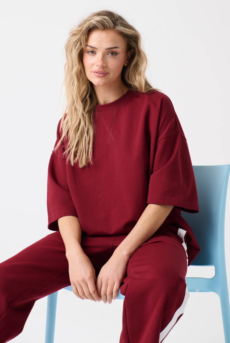 Sage Tee | Raspberry