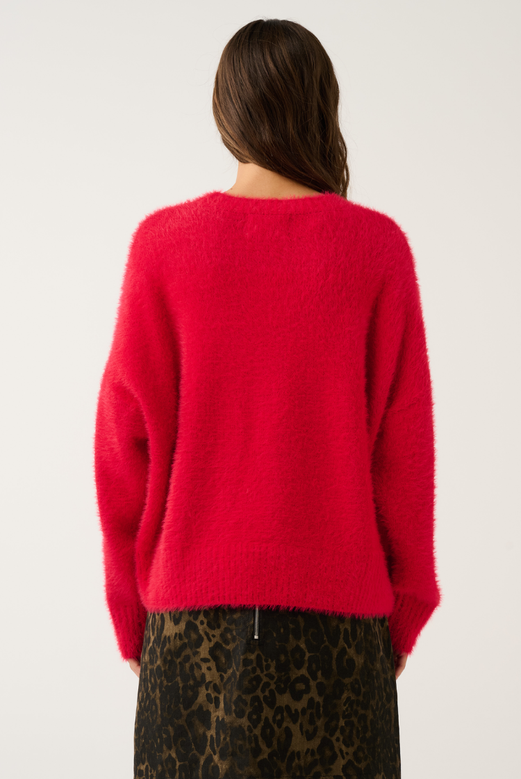 Ayla Sweater | Scarlet
