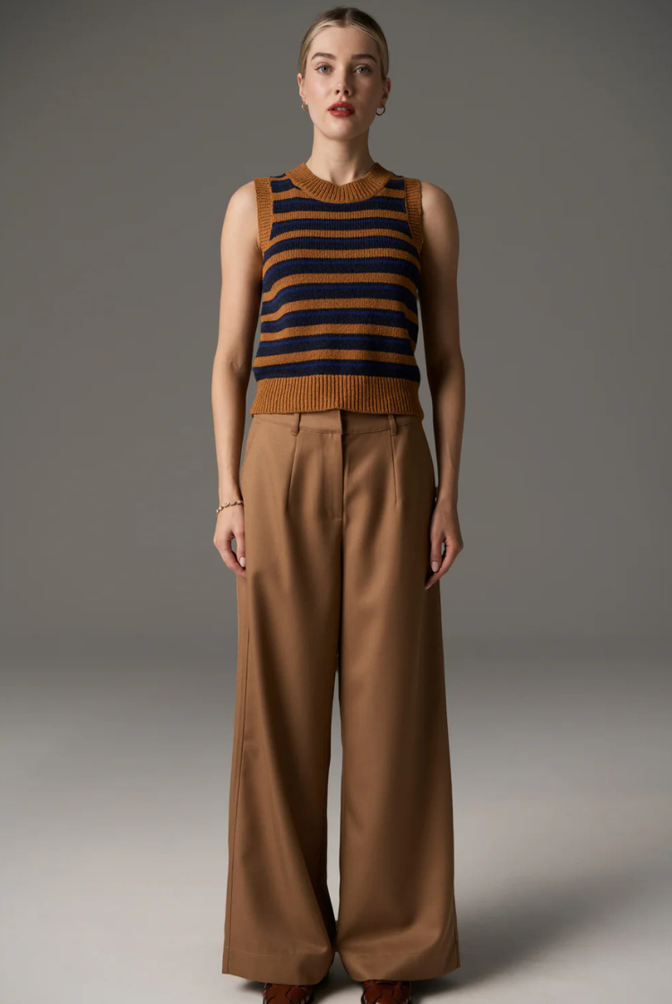 Soren Wide Leg Pant | Camel