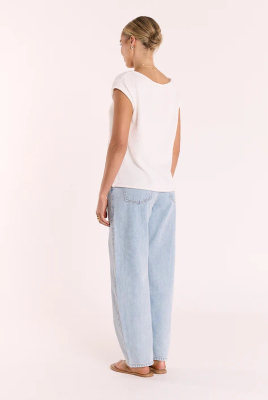 Indi Knitted Top | White