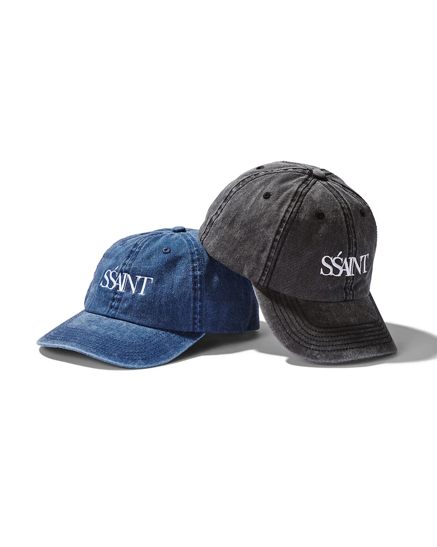 SSAINT Cap | Black Acid Wash
