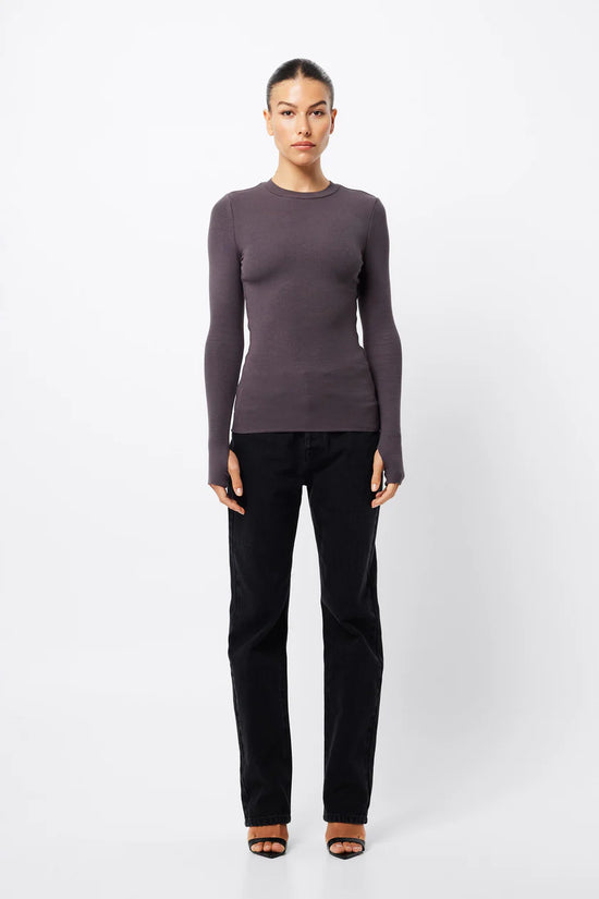 The Brooklyn Top | Charcoal