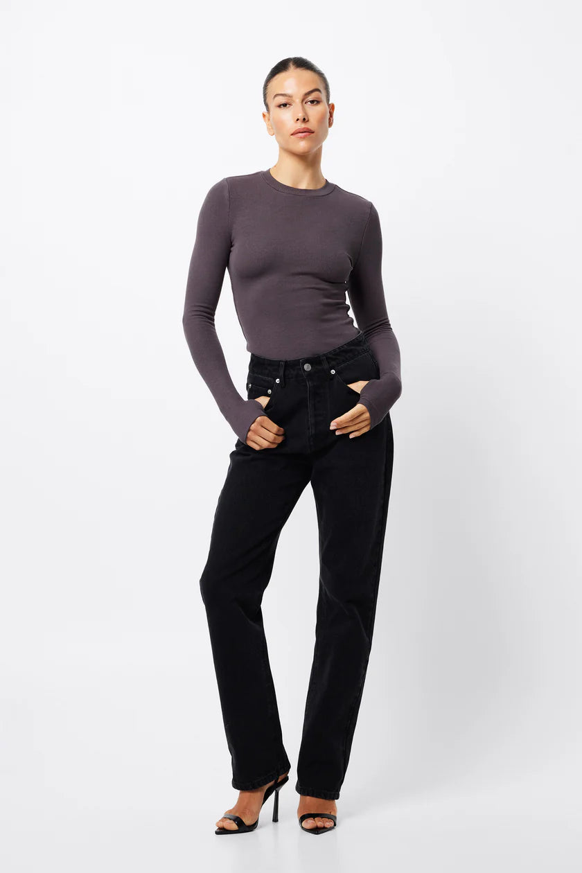The Brooklyn Top | Charcoal