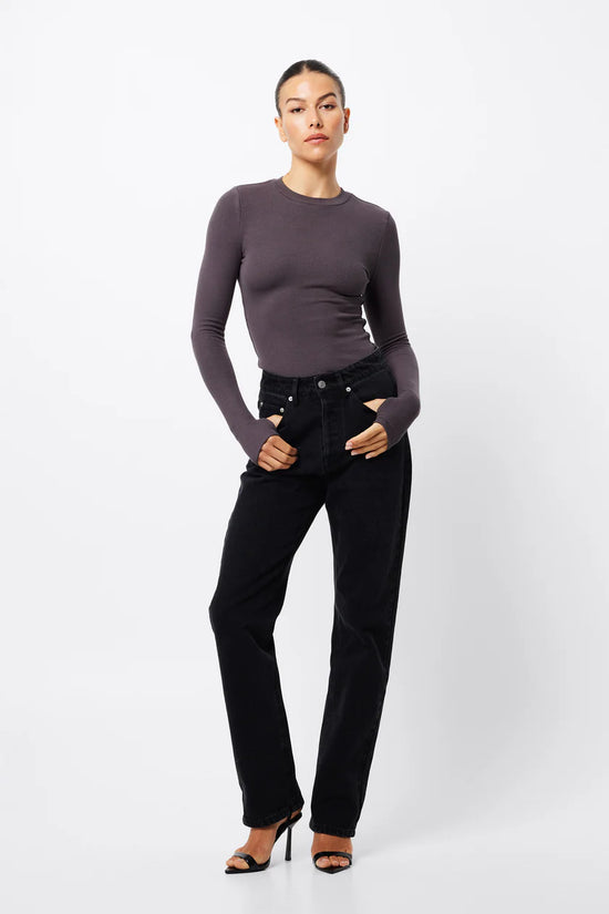 The Brooklyn Top | Charcoal