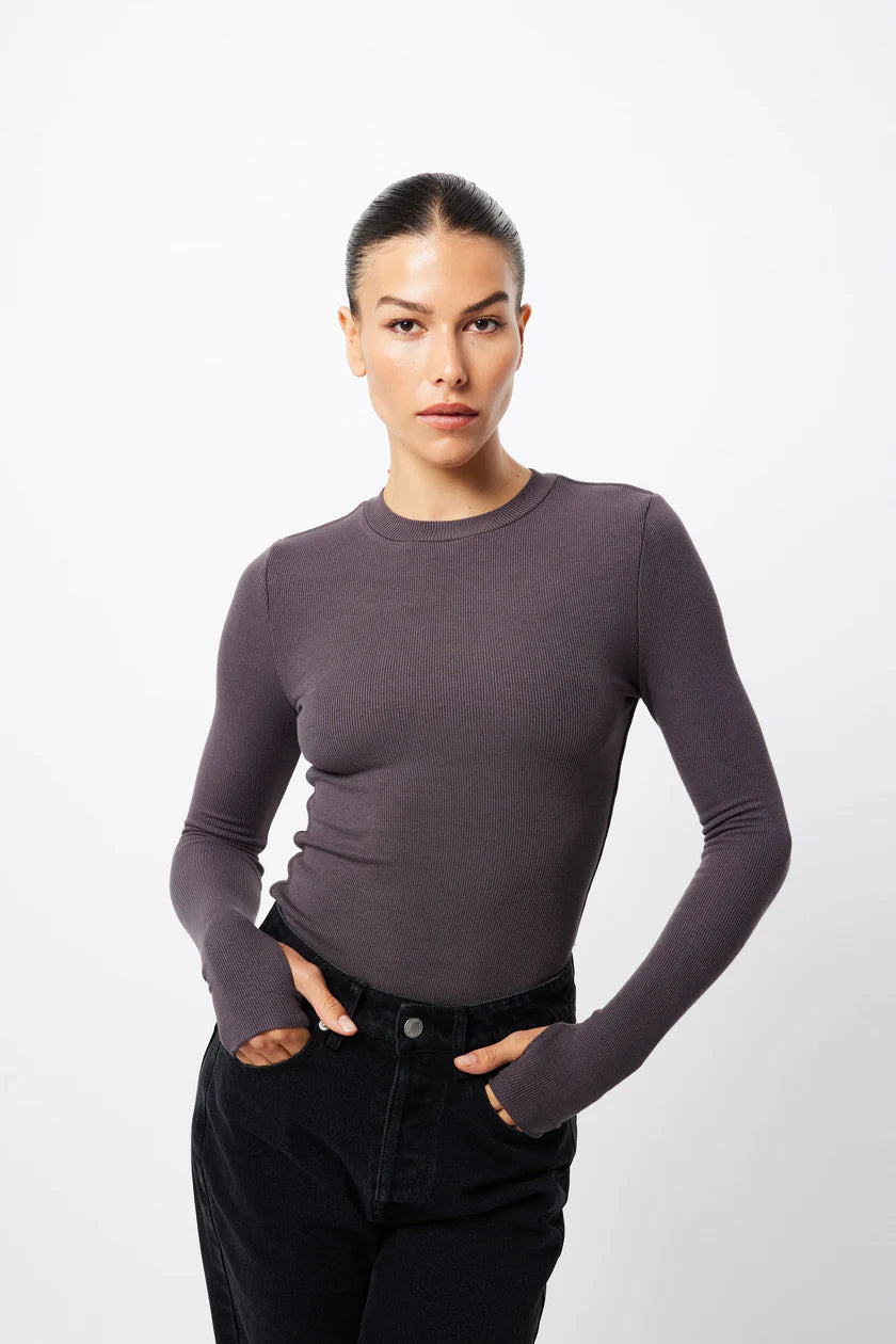The Brooklyn Top | Charcoal
