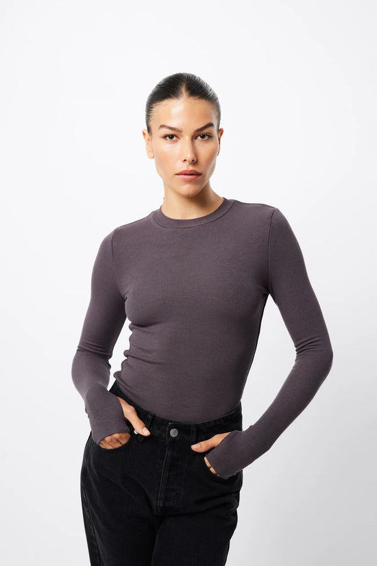 The Brooklyn Top | Charcoal