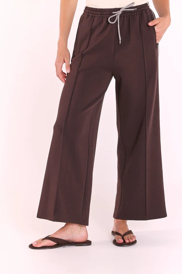 Noah Cropped Pant | Luxe Dark Chocolate