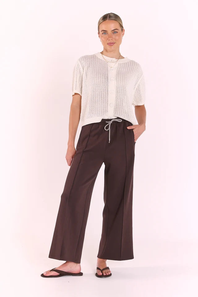 Noah Cropped Pant | Luxe Dark Chocolate