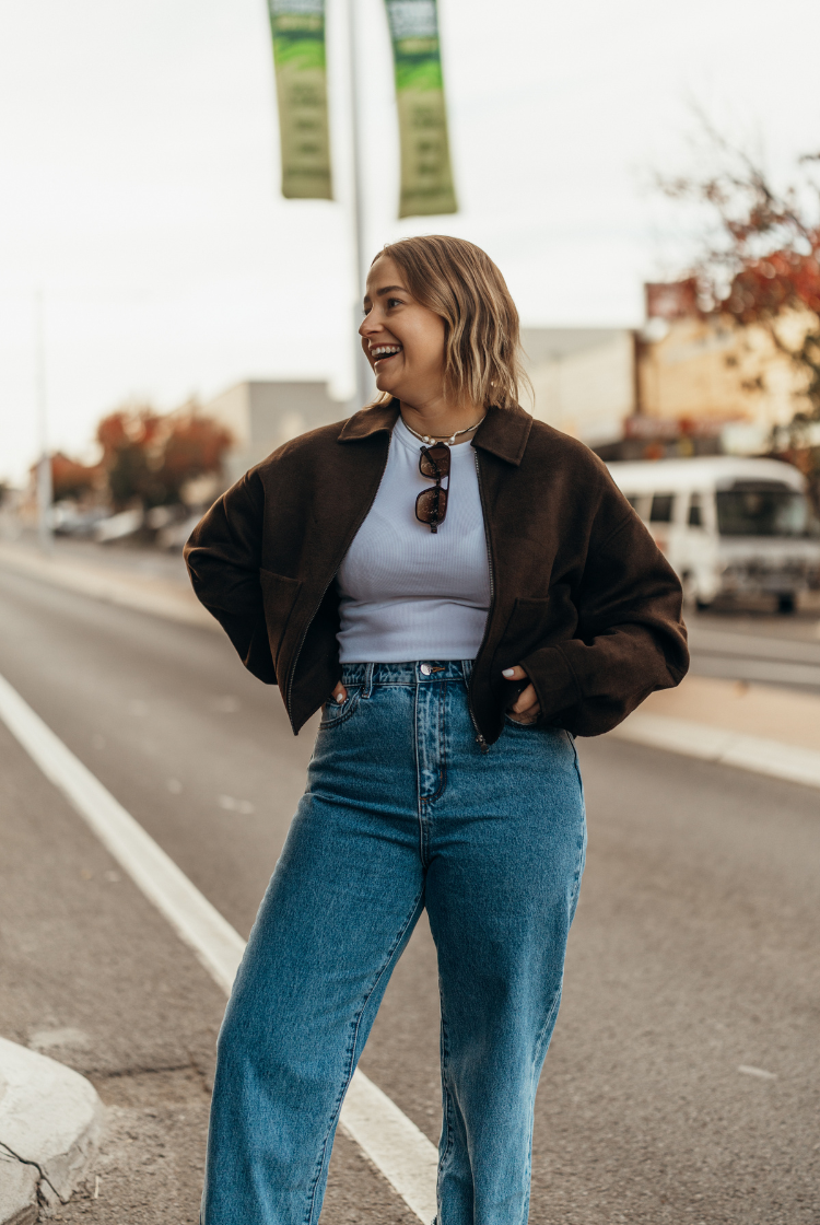 Dallas Wool Jacket | Dark Choc