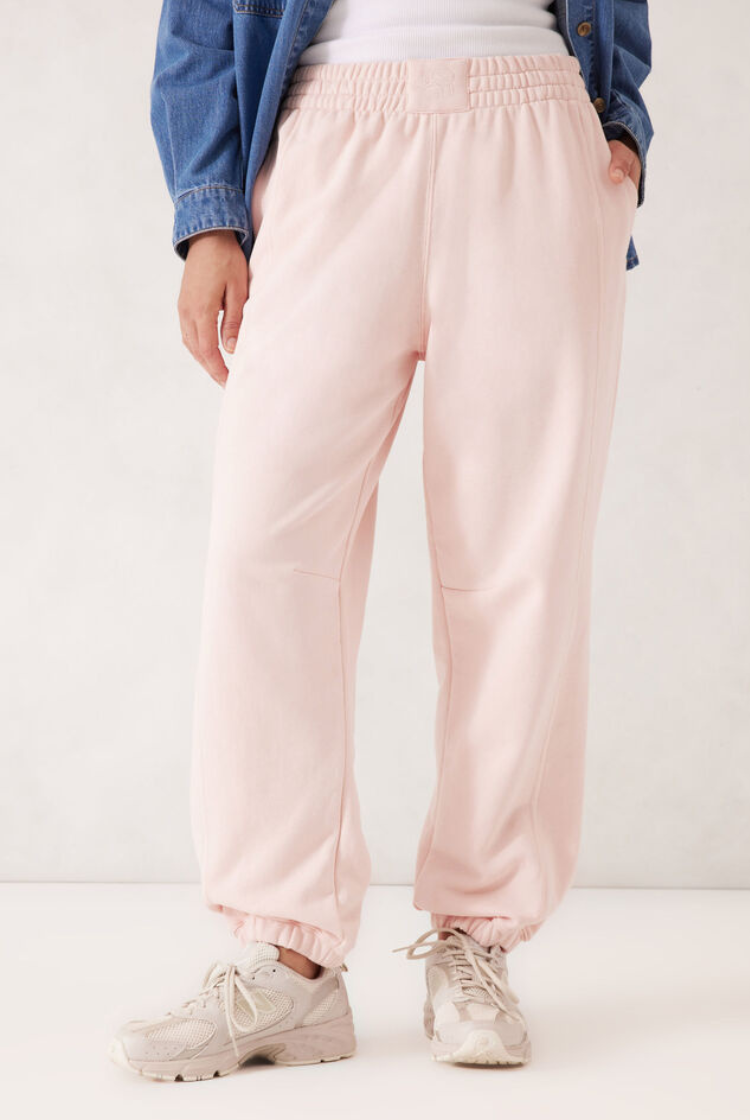 Seamed Trackpant | Shell Pink