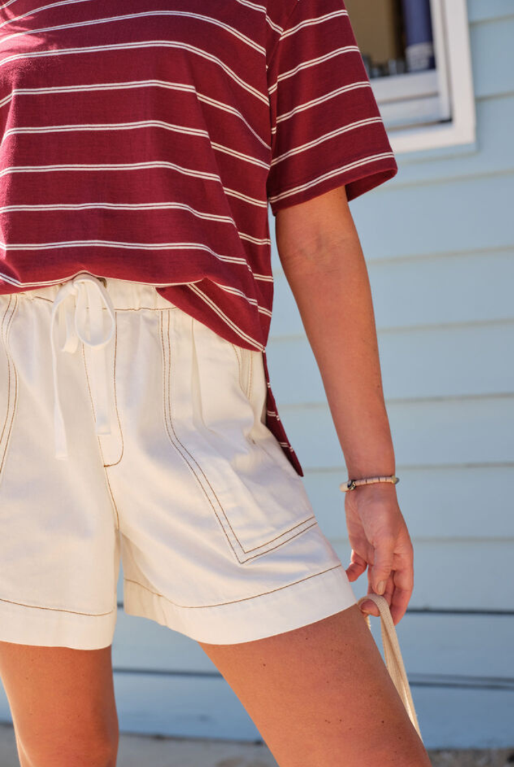 Darcy Relaxed Everyday Short | New Ecru