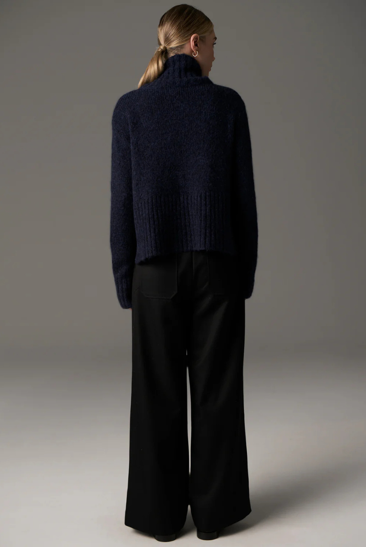Grove Turtleneck Knit | Ink