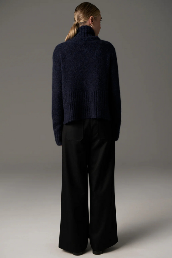 Grove Turtleneck Knit | Ink