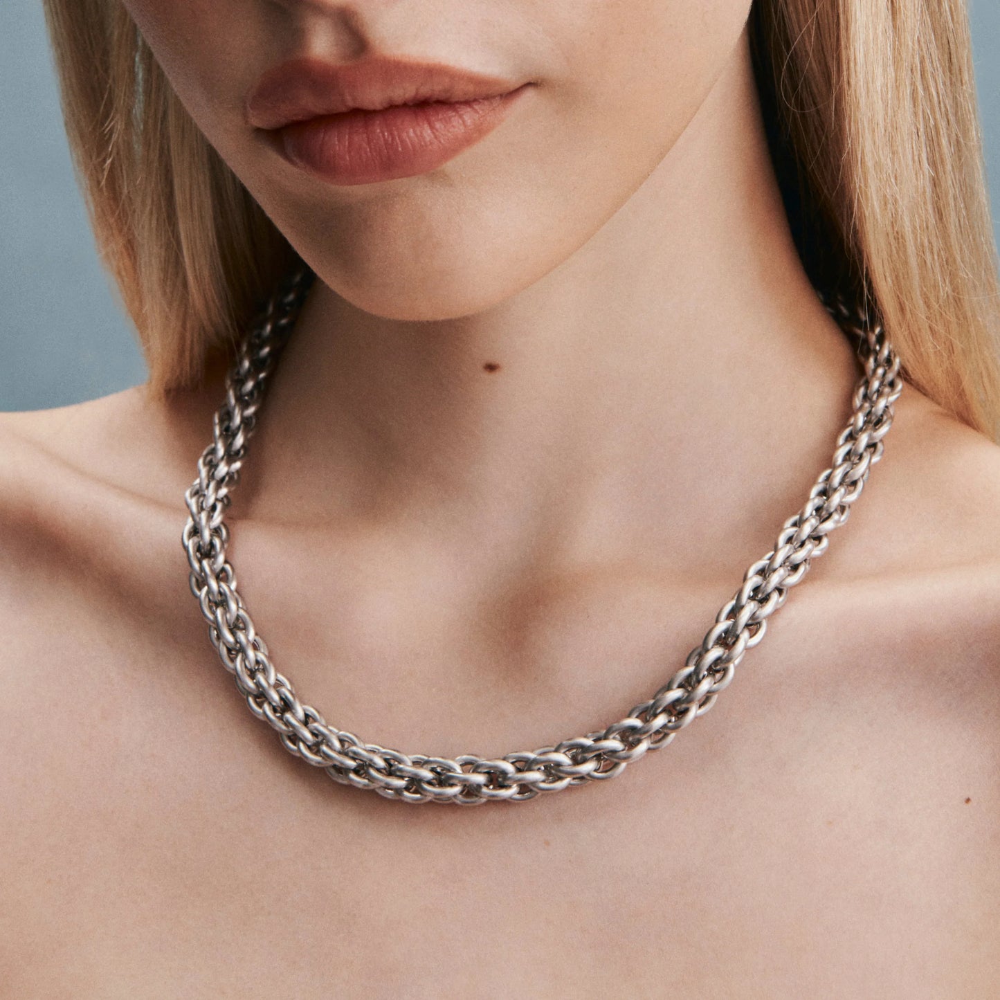 Tangled Chain Necklace | Silver