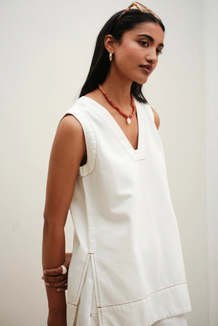 Winnie Tunic | Fresh Ecru