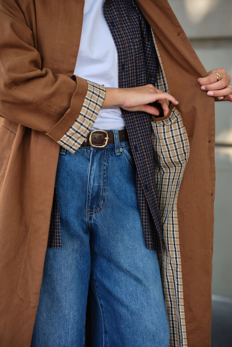 Ash Coat | Toffee/ Choc Collar