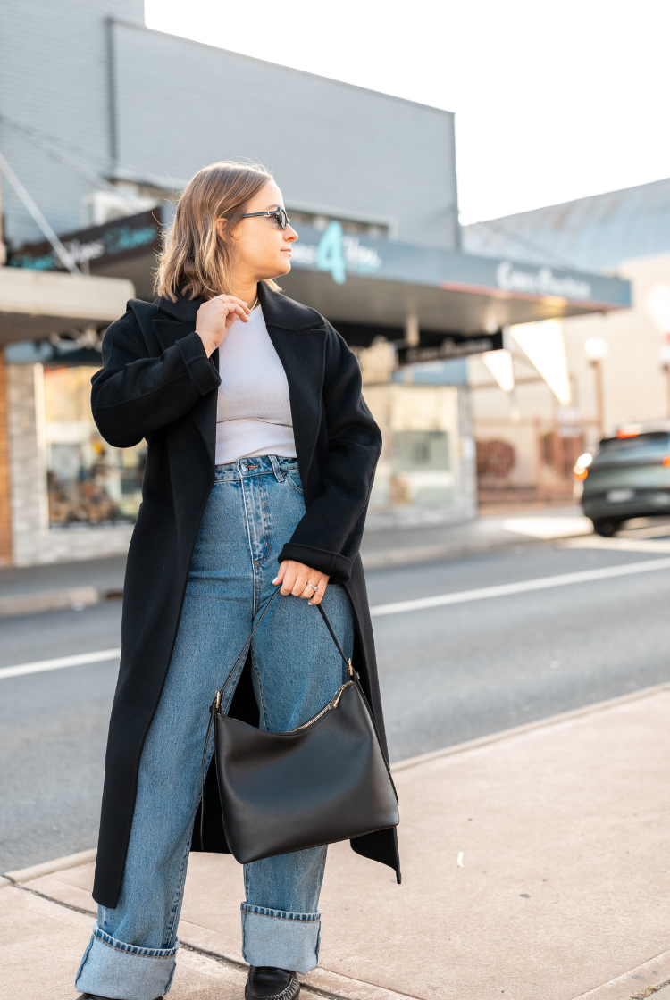 Ivy Wool Coat | Black