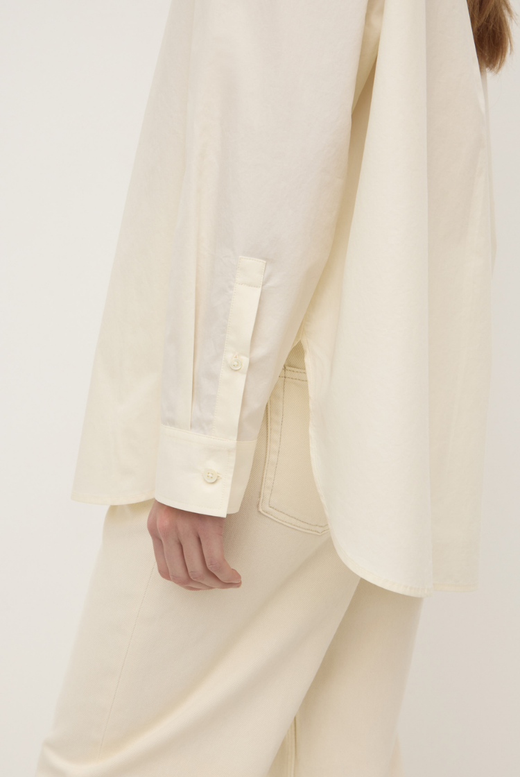 Marigold Poplin Long Sleeve Shirt | Butter