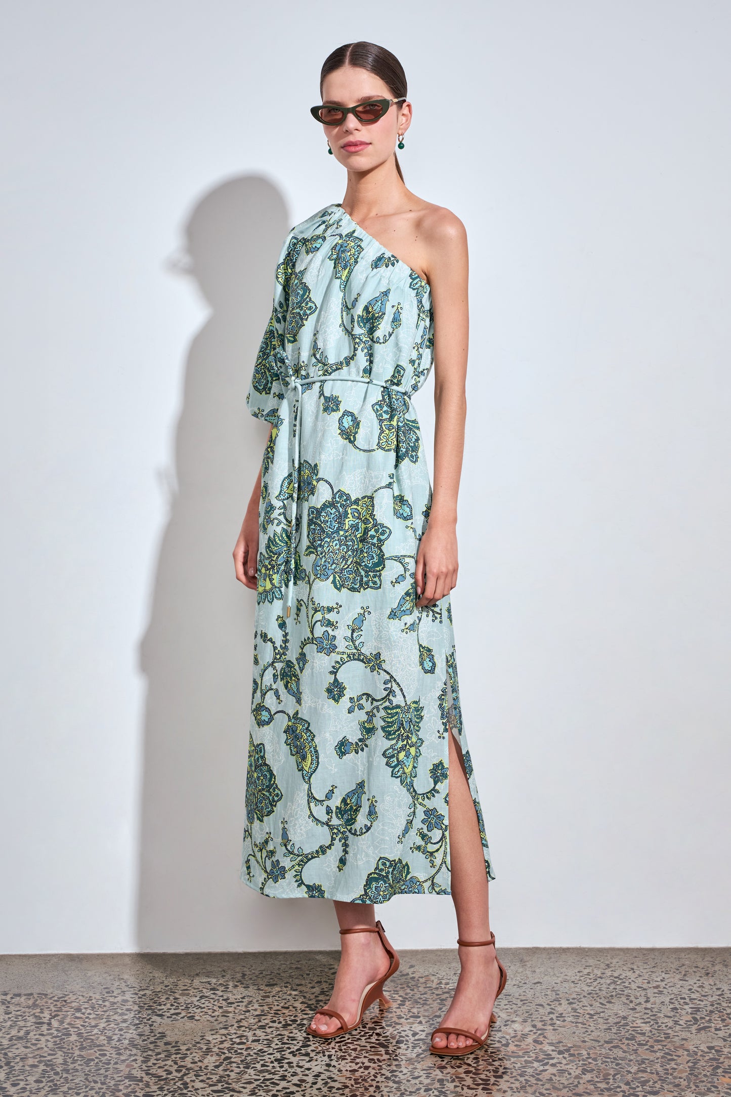 Silhouette Dress | Fern Paisley