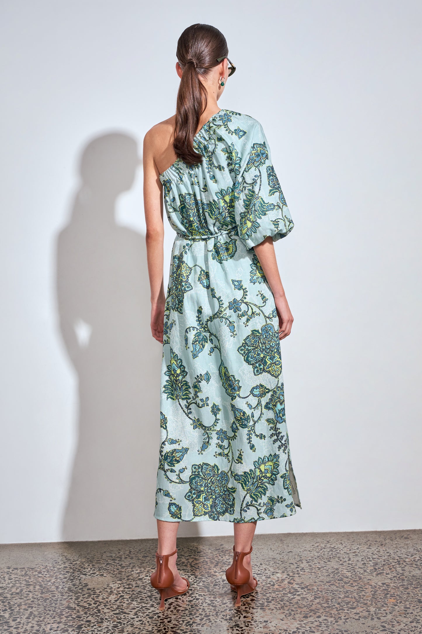 Silhouette Dress | Fern Paisley