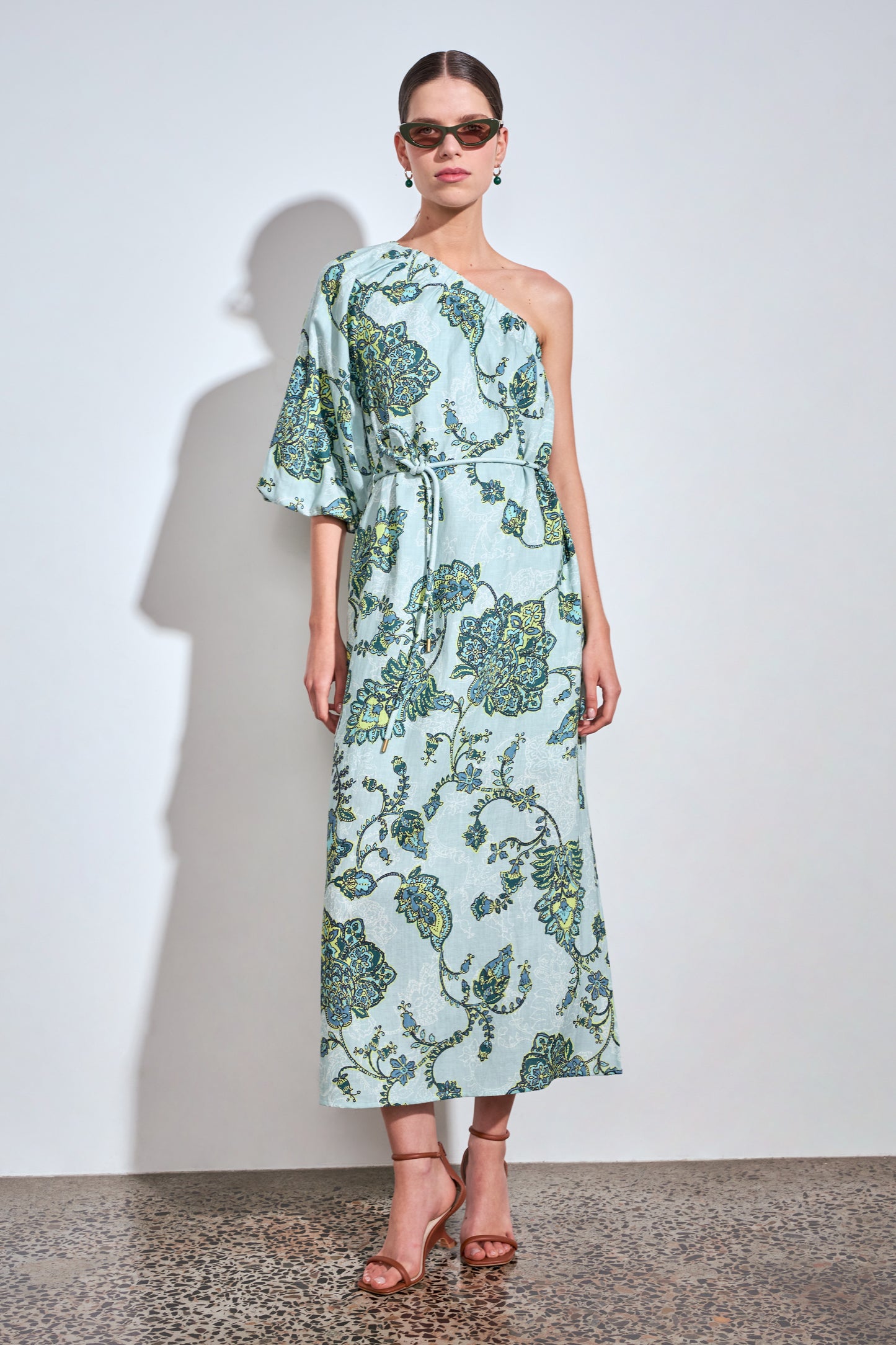 Silhouette Dress | Fern Paisley