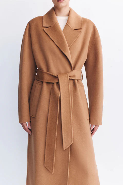 Ivy Wool Coat | Camel