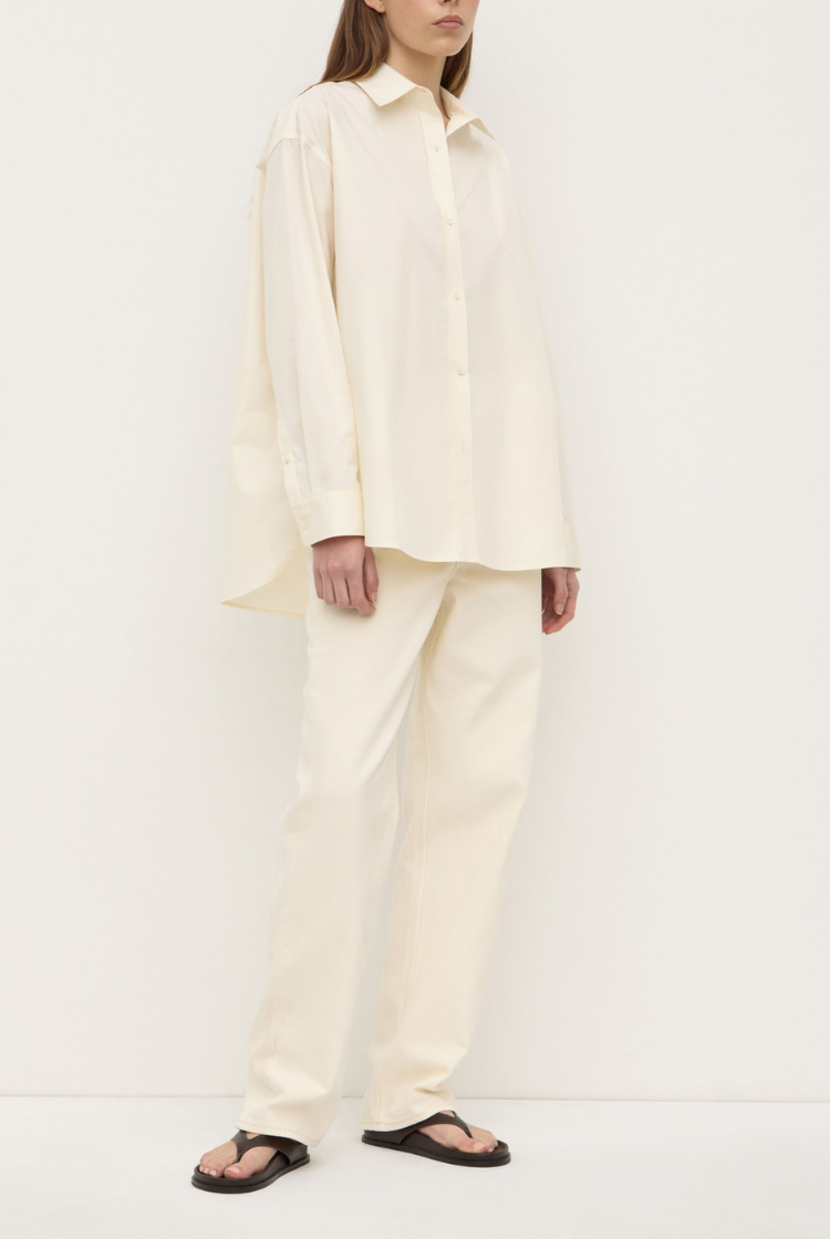 Marigold Poplin Long Sleeve Shirt | Butter