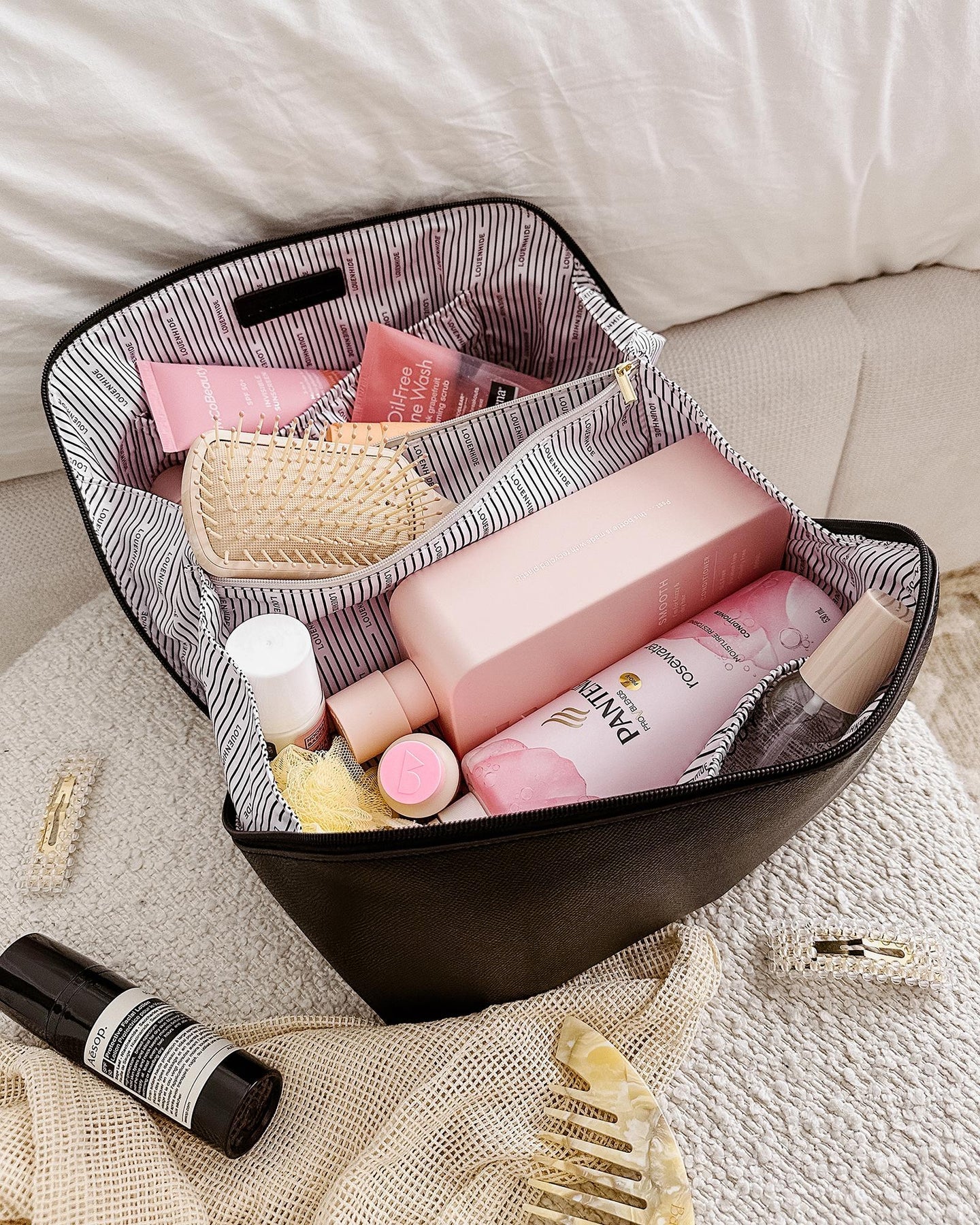 Orion Cosmetic Bag | Black