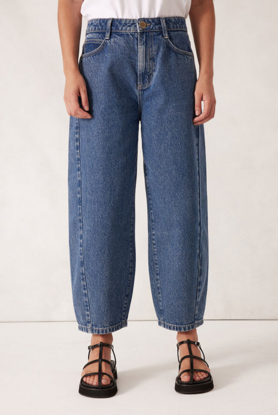 Tapered Barrel Jean | Fresh Indigo