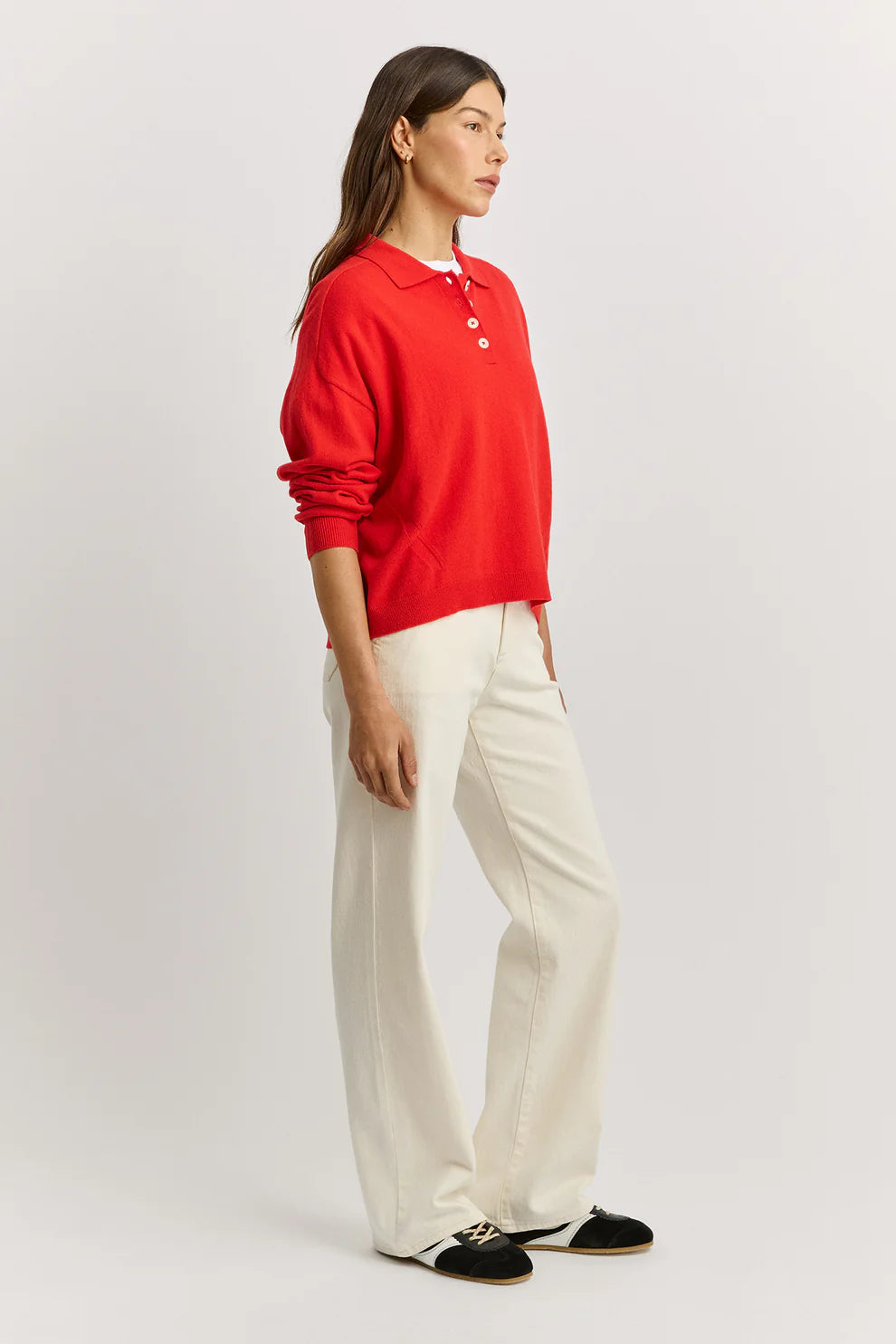 Fine Jersey Polo | Poppy