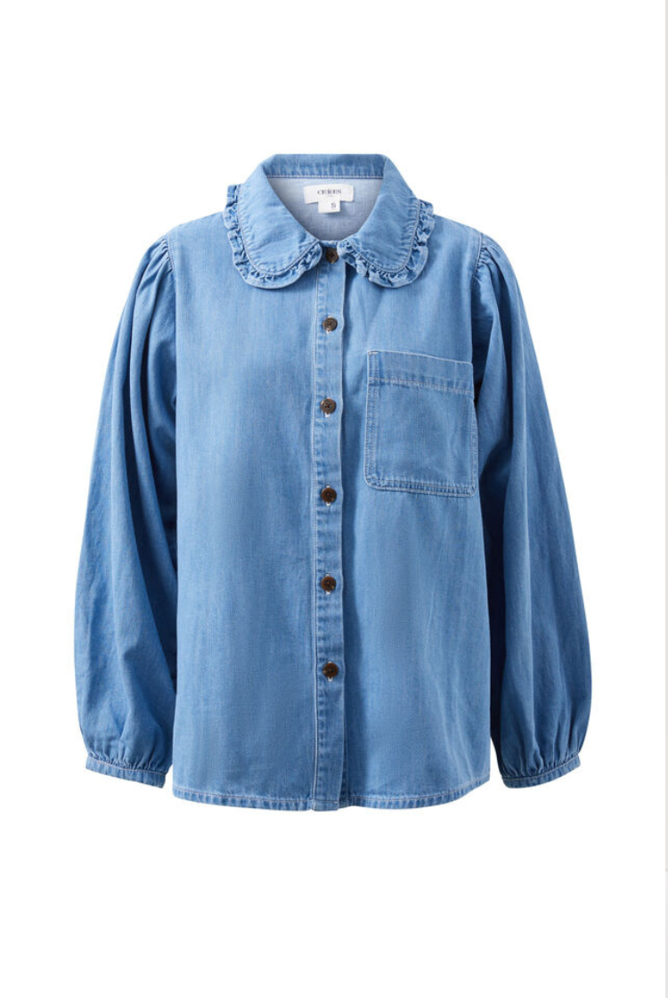 Savannah Denim Shirt | Vintage Blue
