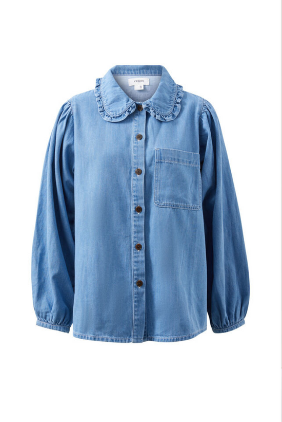 Savannah Denim Shirt | Vintage Blue
