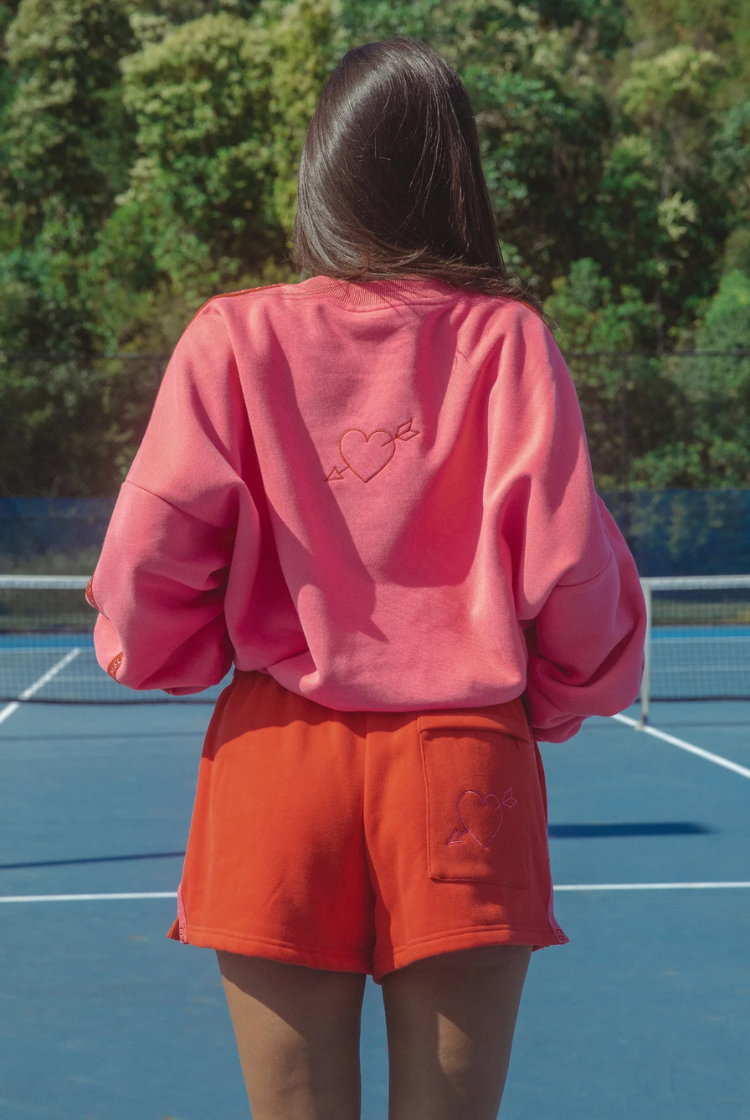 CDC x HALL Cloud Sweater | Peony Pink